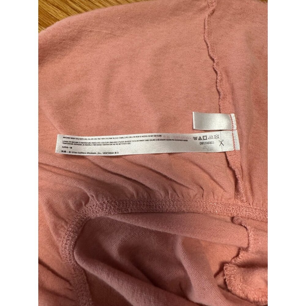 Urban Outfitters Out From Under Cropped Babydoll Tee Pink Size M - Picture 8 of 10
